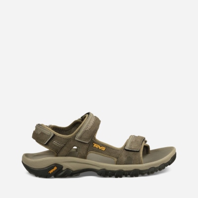 Teva Hudson Men's Khaki Hiking Sandals CA24208 Canada Sale